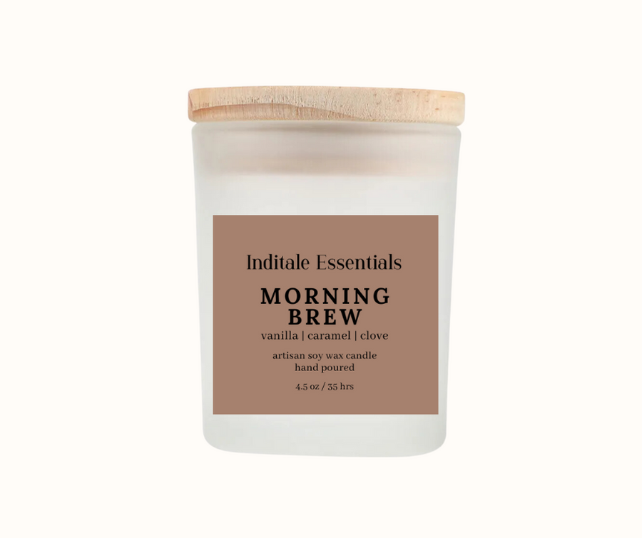 Morning Brew // Vanilla, Caramel and Clove Scented Candle