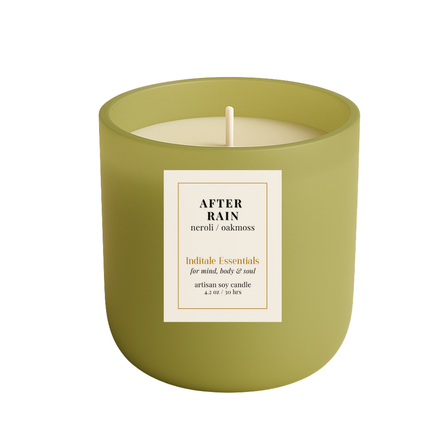After Rain Soy Candle | Neroli & Oakmoss | Smells Like Stillness After a Storm - Buy 1 Get 1 Free