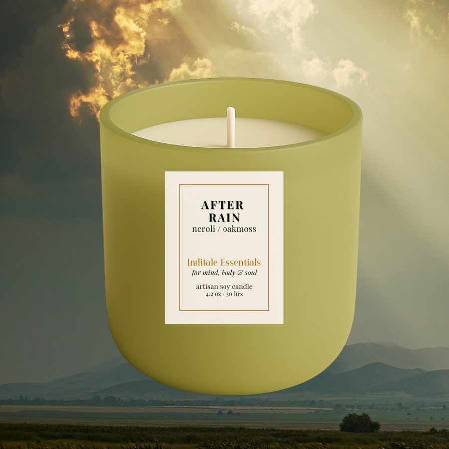 After Rain Soy Candle | Neroli & Oakmoss | Smells Like Stillness After a Storm - Buy 1 Get 1 Free