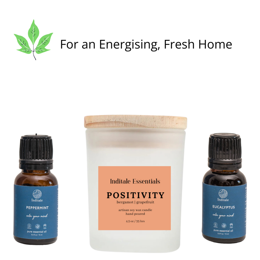 Energising & Fresh Home Combo – Uplift Your Space with Natural Aromatherapy