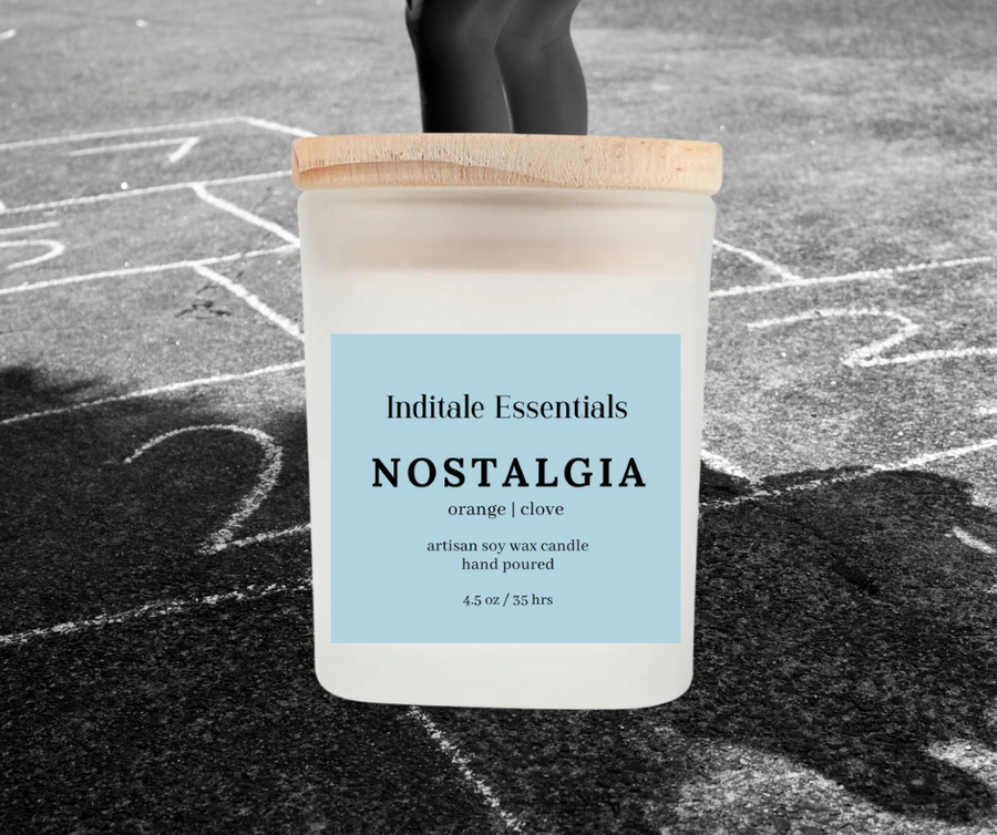 Nostalgia // Orange and Clove Scented Candle