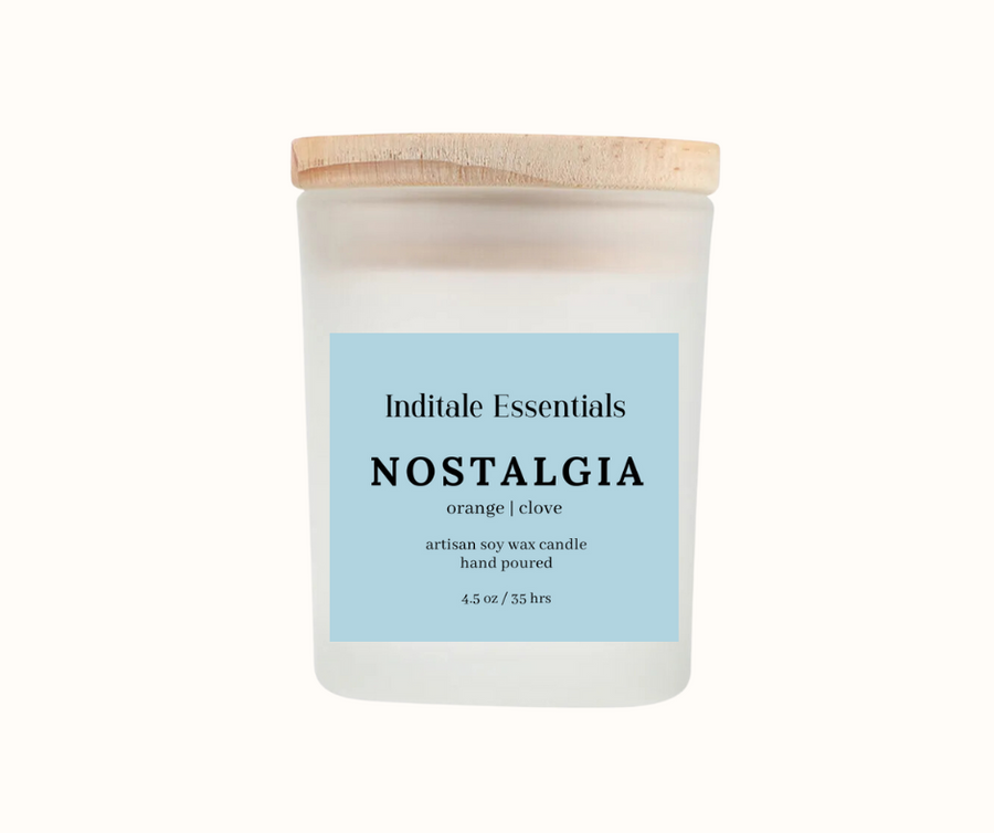 Nostalgia // Orange and Clove Scented Candle