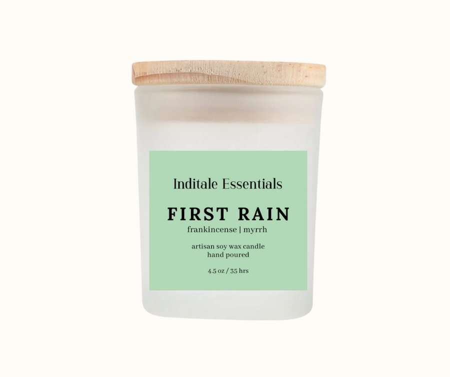 First Rain // Frankincense and Myrrh Scented Candle