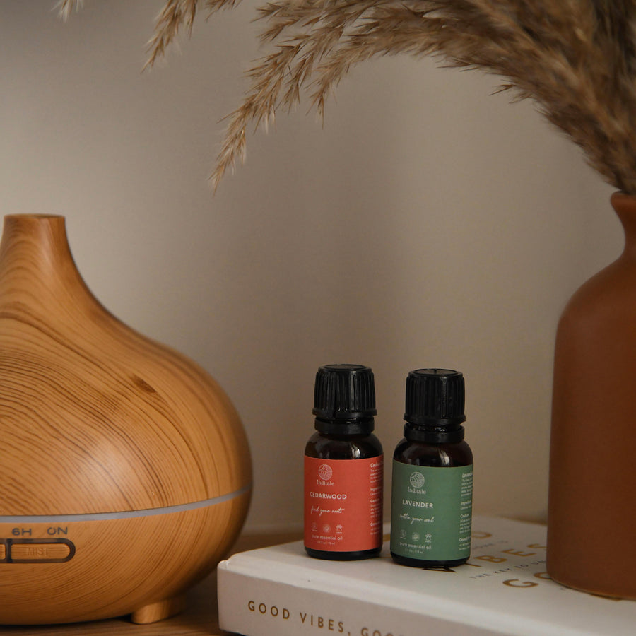 It's Me-time Bundle (Alpine Wood Diffuser + Lavender + Cedarwood)